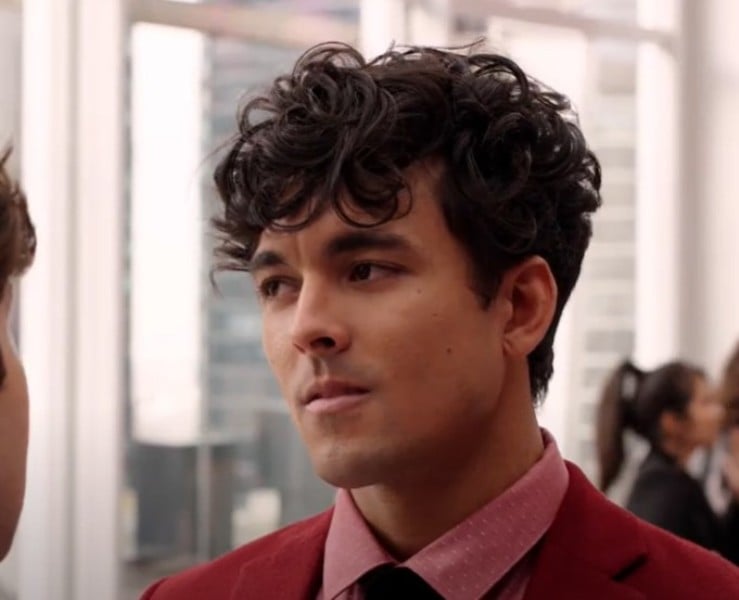 Niko Terho in a still from the American television film The Thing About Harry (2020)