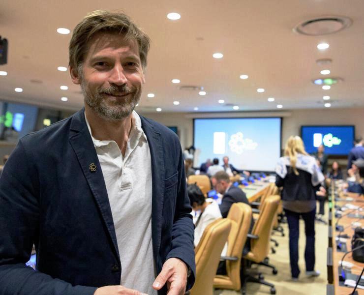 Nikolaj Coster-Waldau at the launch of The Lion