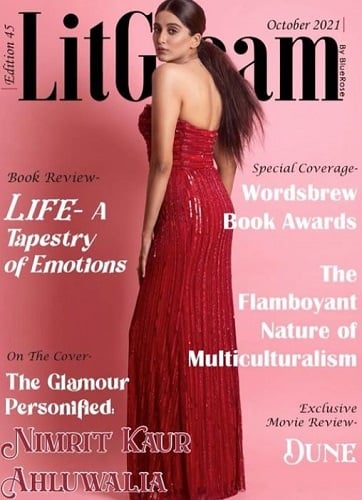 Nimrit Kaur Ahluwalia featured on a magazine cover