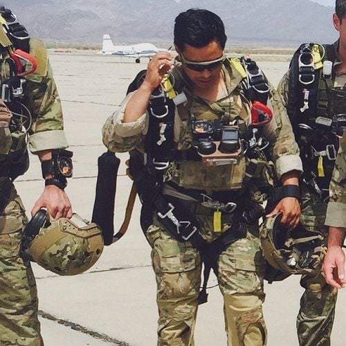 Nirmal Purja while he was serving in the UK Special Boat Service (SBS)