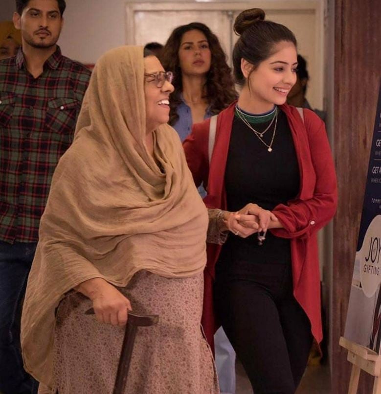 Nirmal Rishi in a still from the film Guddiyan Patole