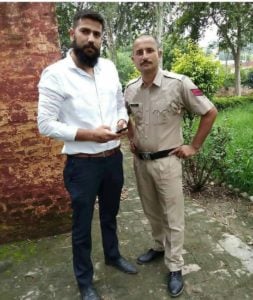 Nirmal Singh with Romil Chaudhary