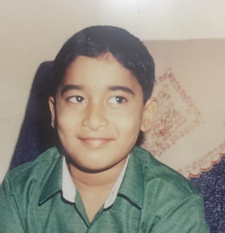 Nirupam Paritala in childhood