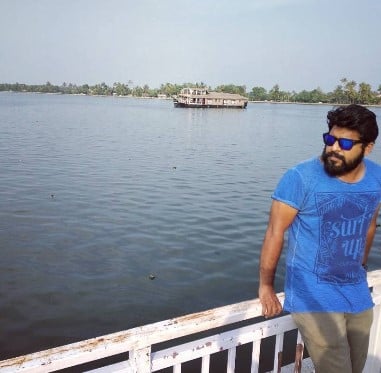 Nishadh Yusuf during a trip