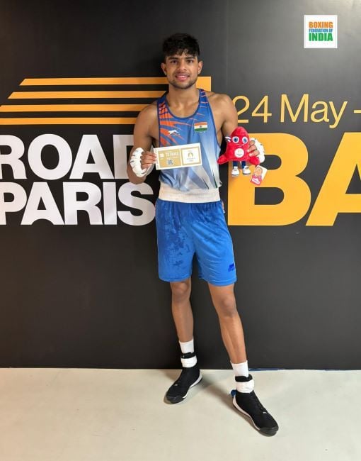 Nishant Dev after qualifying for Paris Olympics