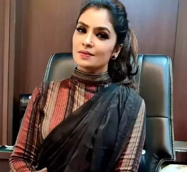 Nishitha Gowda in the television series Nammane Yuvarani