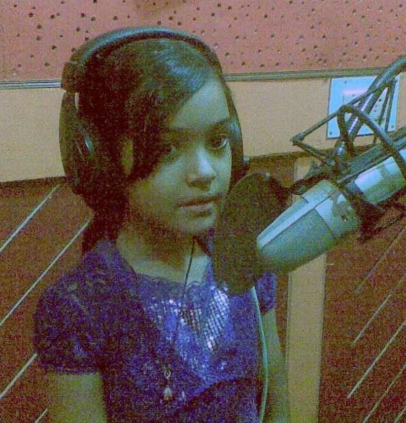 Nishtha Sharma as a child