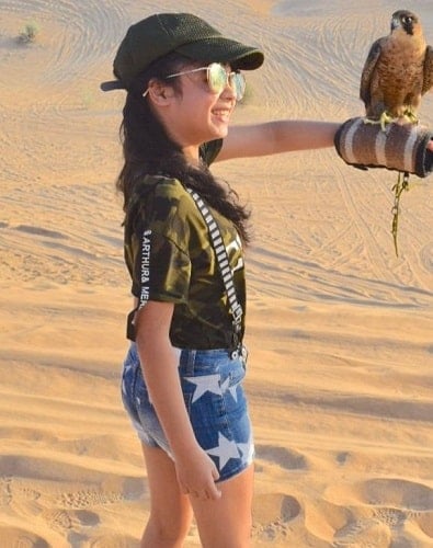 Nitanshi Goel during her trip