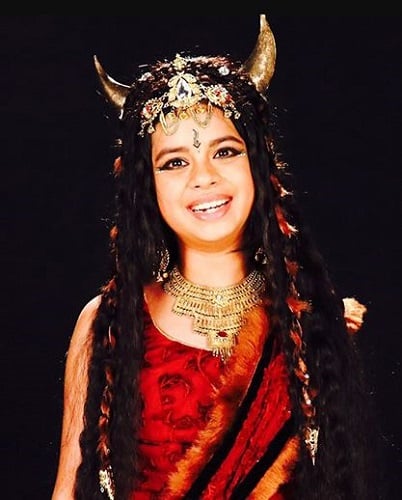 Nitanshi Goel on the sets of Karmaphal Daata Shani