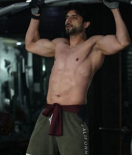 Nitin Chauhaan at a gym