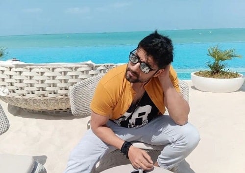 Nitin Chauhaan during his vacation