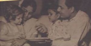 Nitin Mukesh in his Childhood