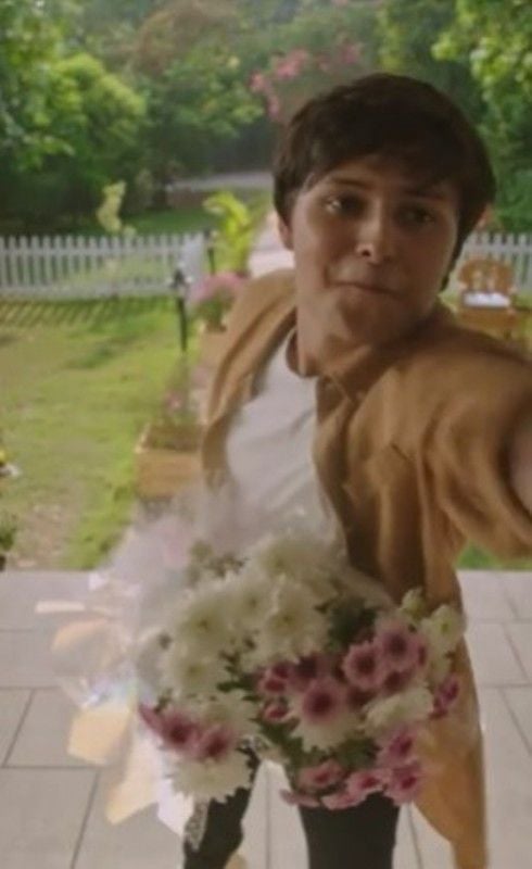 Nitish Bhaluni in a still from the commercial for Qubo Video Doorbell
