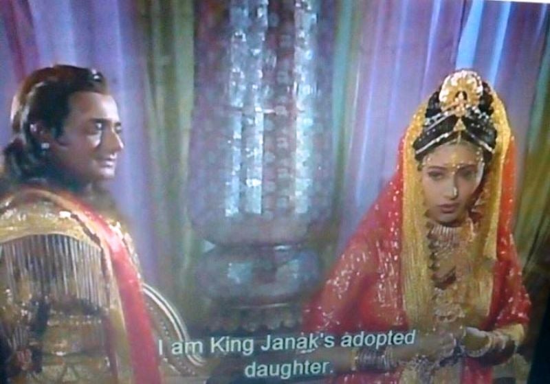 Nitish Bharadwaj and Smriti Irani in Ramayan (2003)