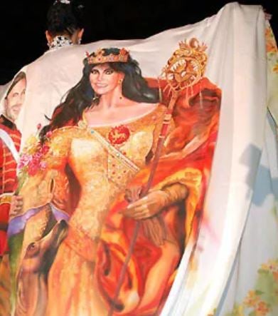 Niurka Marcos in the dress by the designer Mitzy