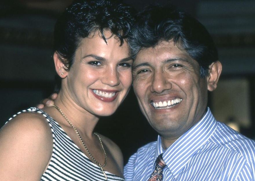 Niurka Marcos with Juan Osorio (right) when they first met