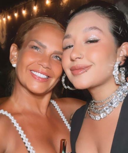 Niurka Marcos with her daughter Romina Marcos (right)