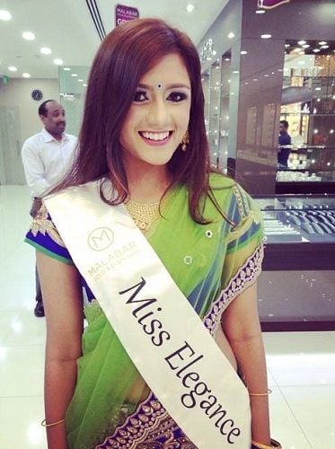 Nivaashiyni on winning Miss Elegance