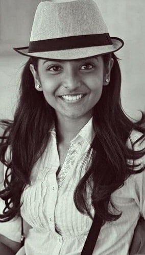 Nivedhithaa Sathish during her school days