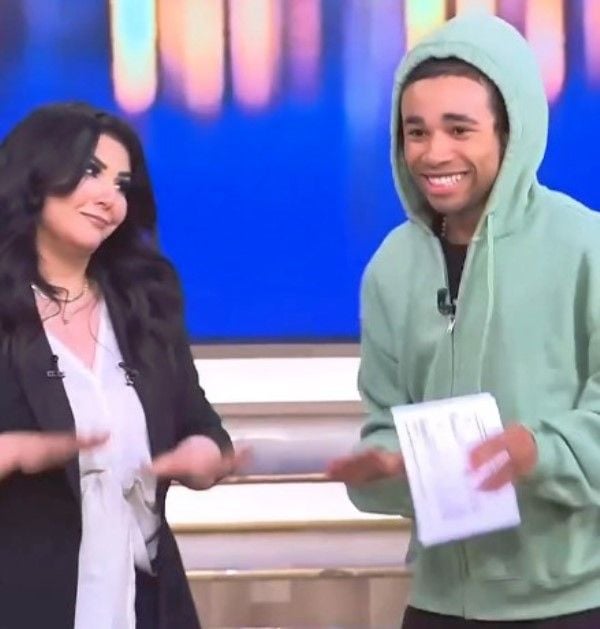 Noel Robinson (right) in a still from the TV show