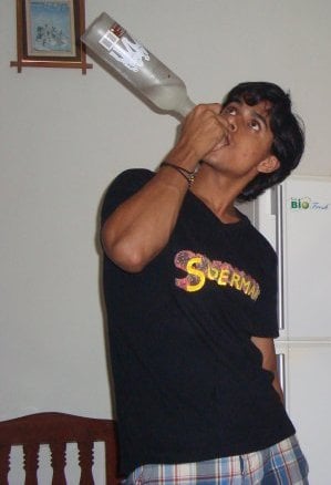 Nupur Shikhare drinking alcohol