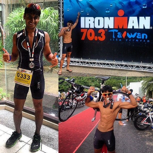 Nupur Shikhare at Ironman 70.3 (2014)