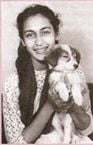 Nutan as a child artist