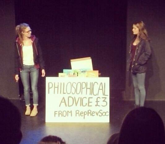 Olivia Morris in a stage play 