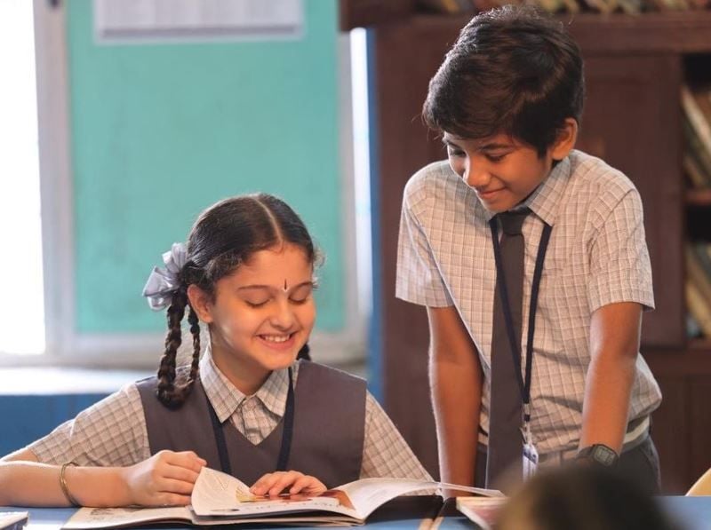 Ovi Bhandarkar (left) in a still from the film 