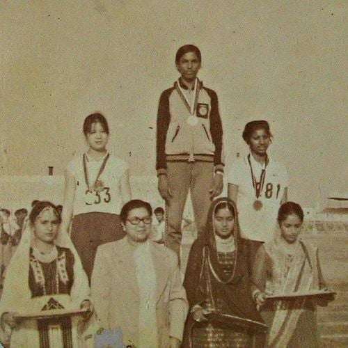P. T. Usha on winning an athletic competition in her teens