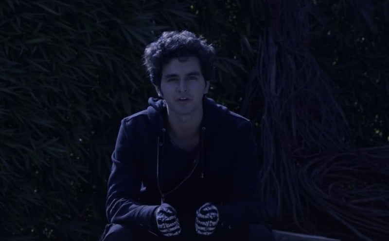 Paarth Idnani in a still from the Indian Paranormal reality show MTV Dark Scroll (2024)