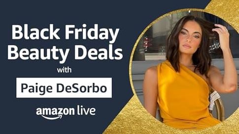 Paige DeSorbo during an Amazon sale event