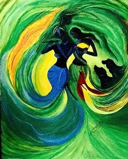 Painting made by Dolly Sohi