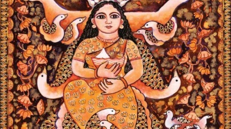 Painting ‘Ambika’ by Jayasri Burman