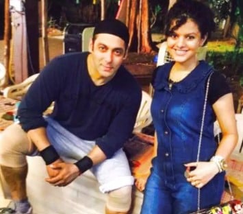 Palak Muchhal with Salman Khan