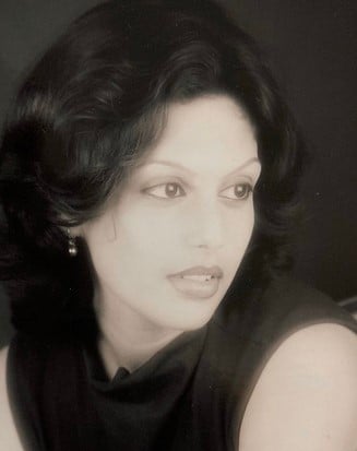 Palki S Upadhyay during her days at Doordarshan