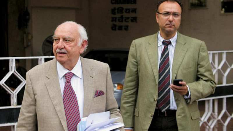 Pallonji Mistry with Shapoor Mistry