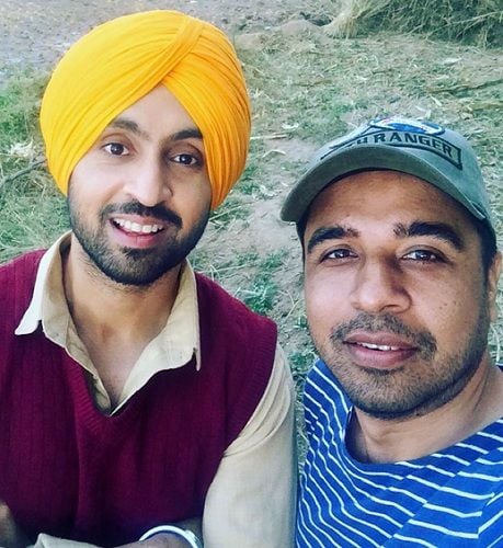 Pankaj Batra with Diljit Dosanjh