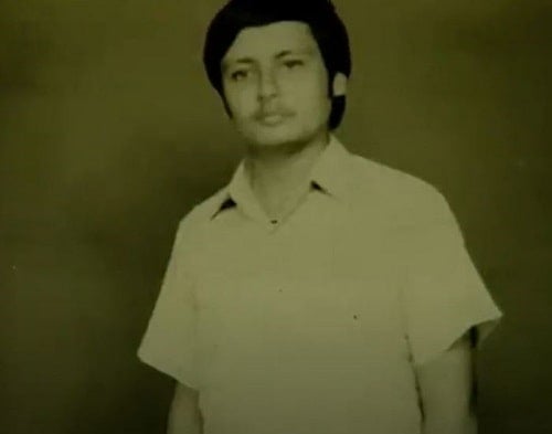 Pankaj Kapur in his teens