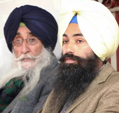 Papalpreet Singh with Simranjit Singh Mann