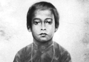 Paramahansa Yogananda at the age of six