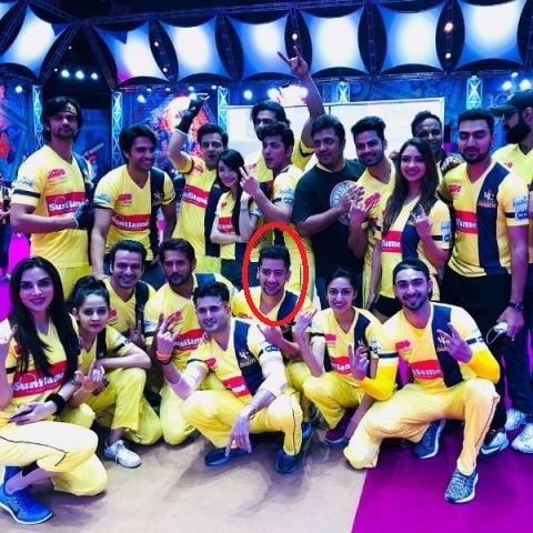 Paras Arora With The Team Of Chennai Swaggers