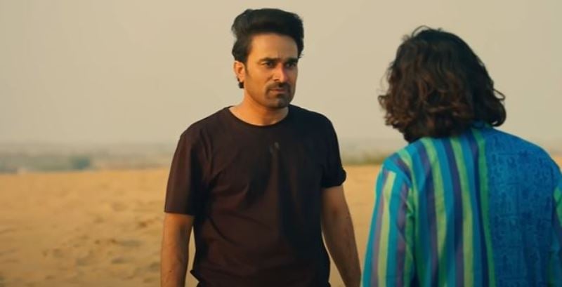 Pardeep Cheema in a still from the Punjabi web series Yankee (2023)