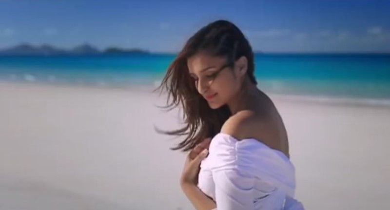 Parineeti Chopra in a still from the advertisement for Australia tourism directed by Charit Desai