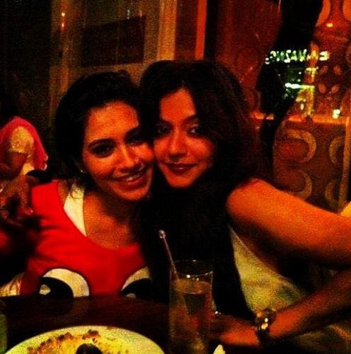 Pariva Pranati in a restaurant