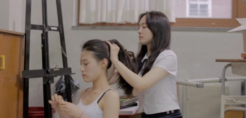 Park Gyu-young in a still from the 2017 South Korean short film 