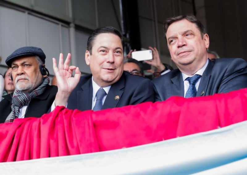 Parshottam Rupala while attending the G20 Meet at Argentina in 2018