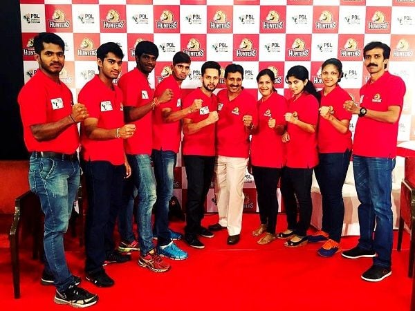 Parupalli Kashyap with other 
