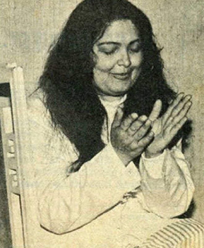 Parveen Babi After Gaining Weight