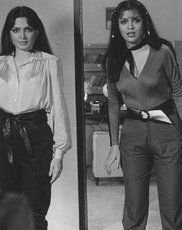 Parveen Babi and Zeenat Aman
